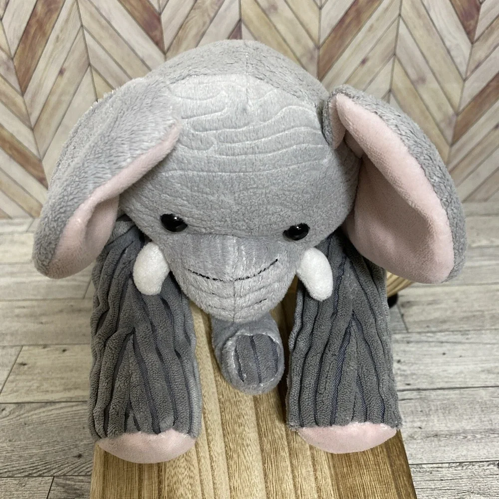 Scentsy Buddy‎ 2010 Ollie Elephant Plush Gray Pink Plush Animal 16